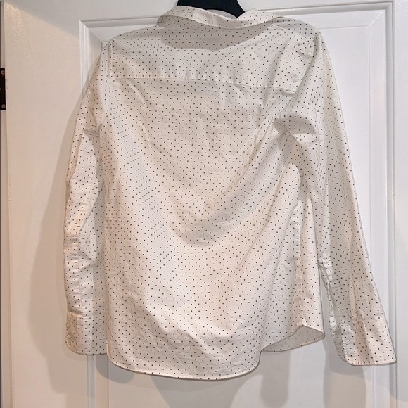 J. Crew white Shirt with Black Dots size 4 boy fit - Picture 6 of 7